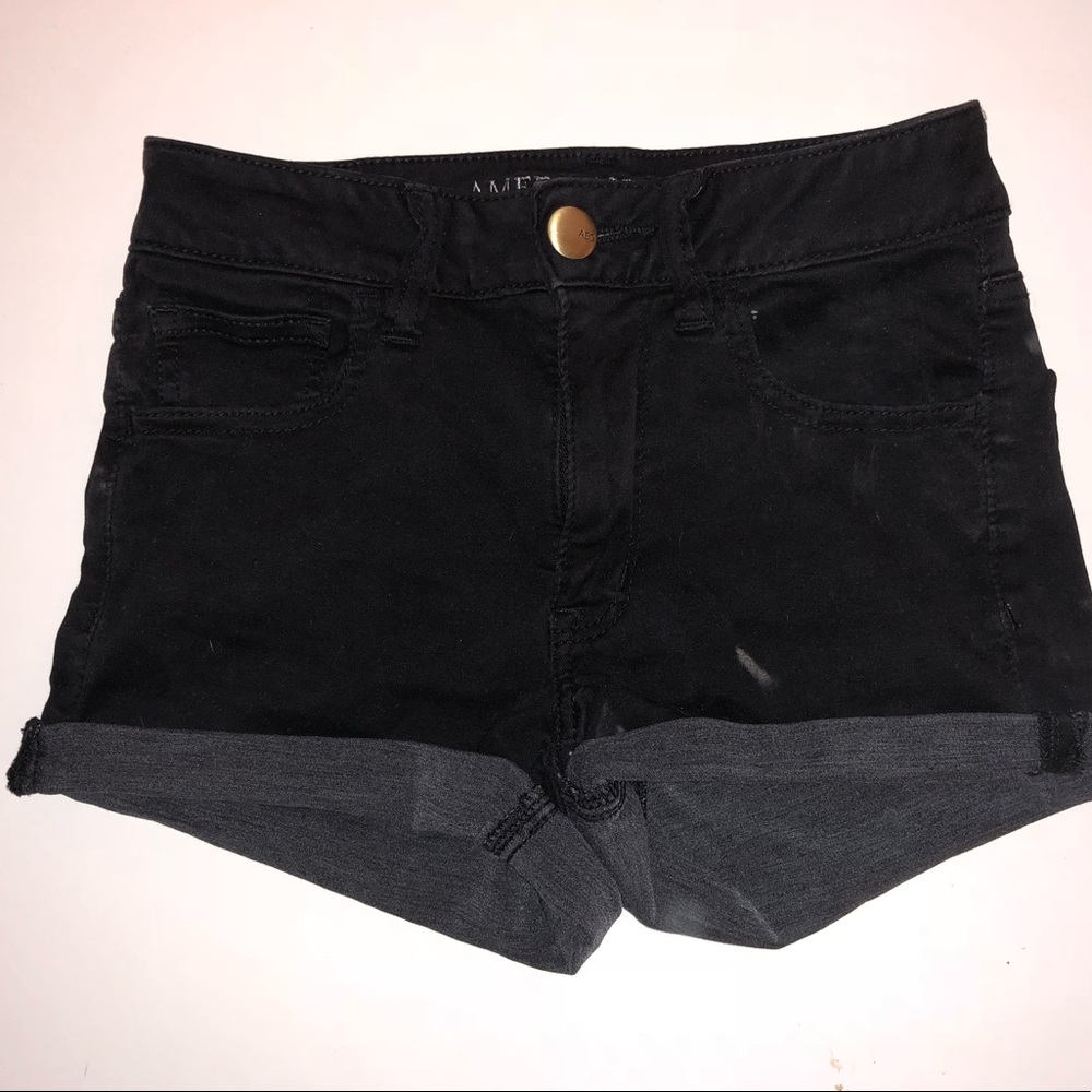 American Eagle: Black jean shorts!
